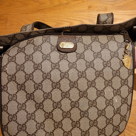 Authentic Vintage Gucci Logo Tote - Picture 10 of 14